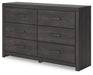 Hollivern Dresser and Mirror - Furniture Land (Milwaukee, WI)