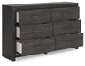 Hollivern Dresser and Mirror - Furniture Land (Milwaukee, WI)