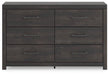 Hollivern Dresser and Mirror - Furniture Land (Milwaukee, WI)