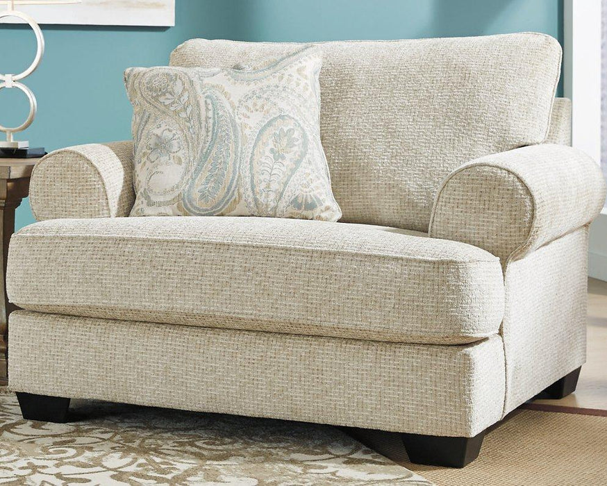 Monaghan Oversized Chair and Ottoman - Furniture Land (Milwaukee, WI)