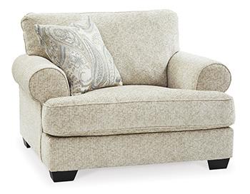 Monaghan Oversized Chair and Ottoman - Furniture Land (Milwaukee, WI)