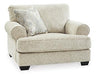 Monaghan Oversized Chair and Ottoman - Furniture Land (Milwaukee, WI)