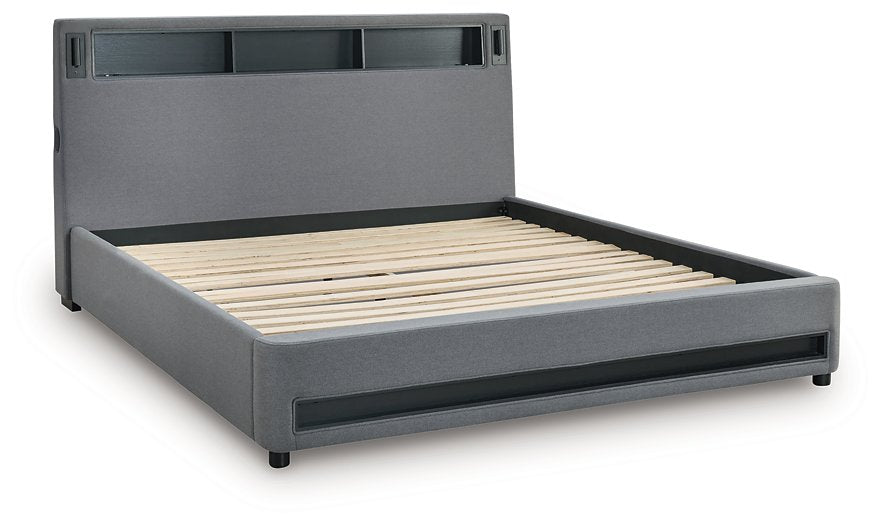 Verishaw Upholstered Bed - Furniture Land (Milwaukee, WI)