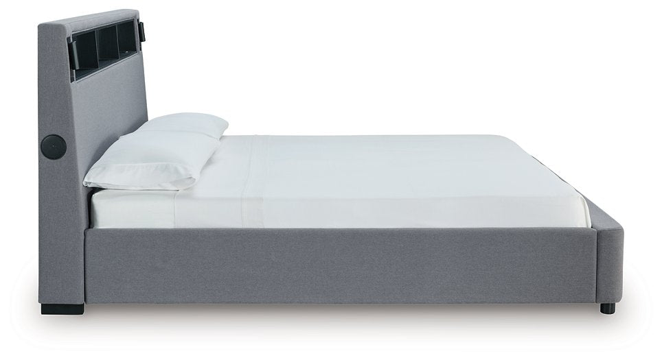 Verishaw Upholstered Bed - Furniture Land (Milwaukee, WI)