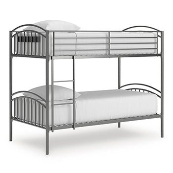 Lanceburg Bunk Bed with Ladder - Furniture Land (Milwaukee, WI)