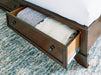 Trellington Sleigh Storage Bed - Furniture Land (Milwaukee, WI)