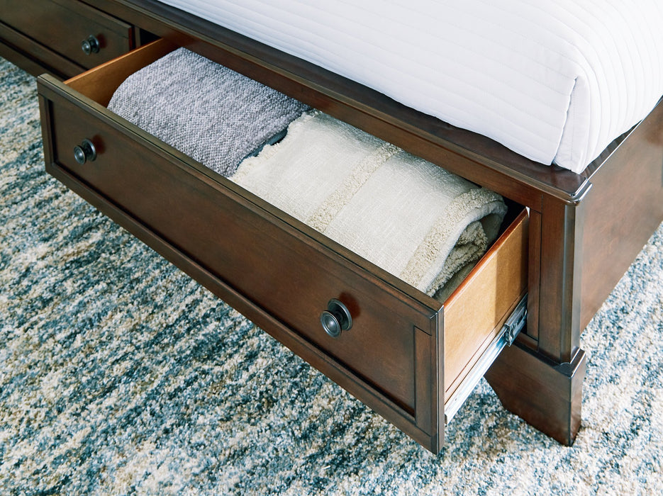 Trellington Sleigh Storage Bed - Furniture Land (Milwaukee, WI)