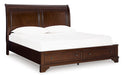 Trellington Sleigh Storage Bed - Furniture Land (Milwaukee, WI)