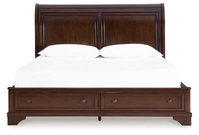 Trellington Sleigh Storage Bed - Furniture Land (Milwaukee, WI)