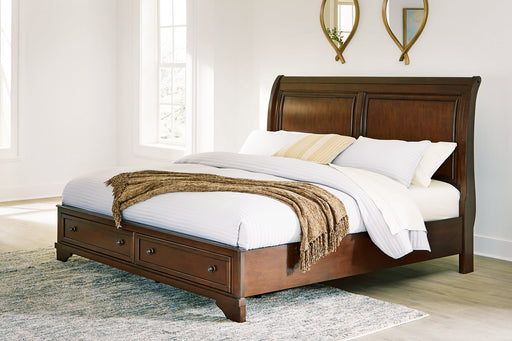 Trellington Sleigh Storage Bed - Furniture Land (Milwaukee, WI)