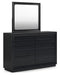 Londer Dresser and Mirror - Furniture Land (Milwaukee, WI)