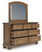 Feddinger Dresser and Mirror - Furniture Land (Milwaukee, WI)