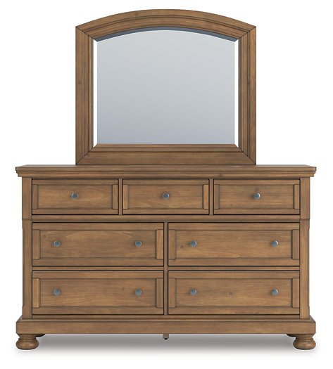 Feddinger Dresser and Mirror - Furniture Land (Milwaukee, WI)