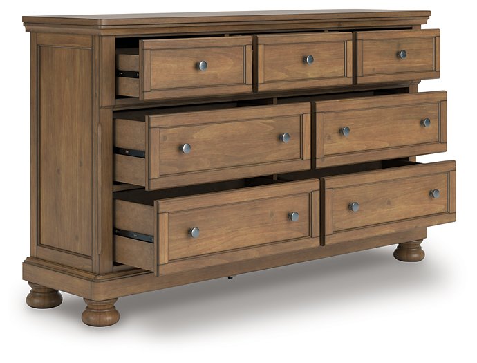 Feddinger Dresser and Mirror - Furniture Land (Milwaukee, WI)