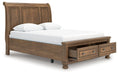 Feddinger Panel Storage Bed - Furniture Land (Milwaukee, WI)