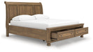 Feddinger Panel Storage Bed - Furniture Land (Milwaukee, WI)