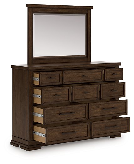 Taffenbrook Dresser and Mirror - Furniture Land (Milwaukee, WI)