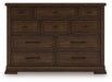 Taffenbrook Dresser and Mirror - Furniture Land (Milwaukee, WI)