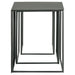 Imez 3-piece Rectangular Metal Nesting Table Grey - Furniture Land (Milwaukee, WI)