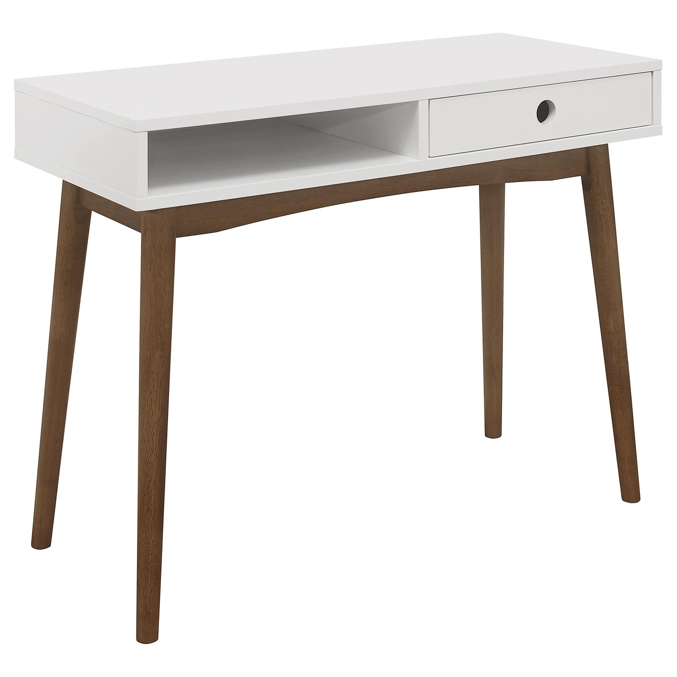 White / Walnut