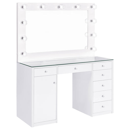 Acena Vanity Table and Mirror - Furniture Land (Milwaukee, WI)