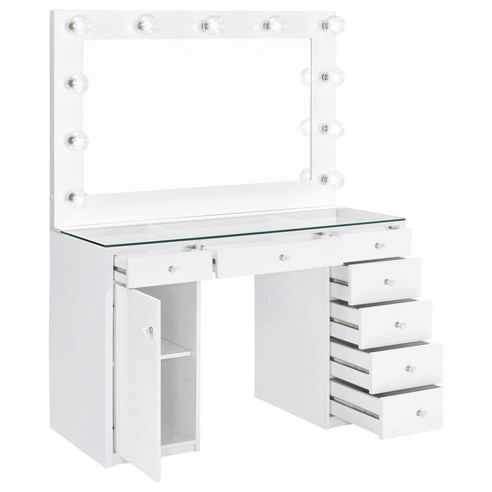 Acena Vanity Table and Mirror - Furniture Land (Milwaukee, WI)