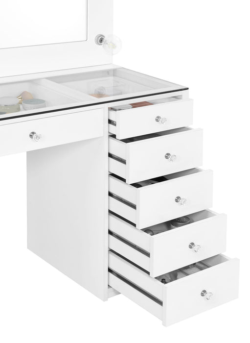 Acena Vanity Table and Mirror - Furniture Land (Milwaukee, WI)