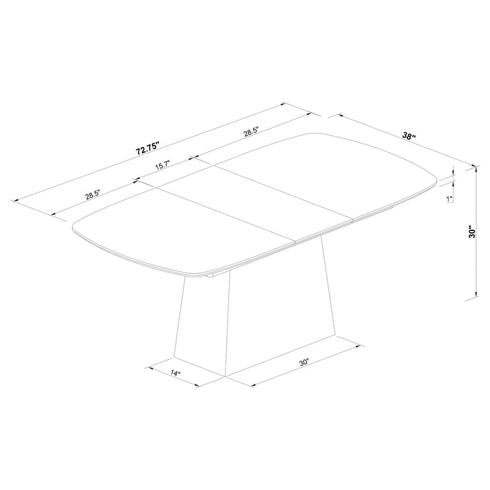 Potero Dining Tables - Furniture Land (Milwaukee, WI)