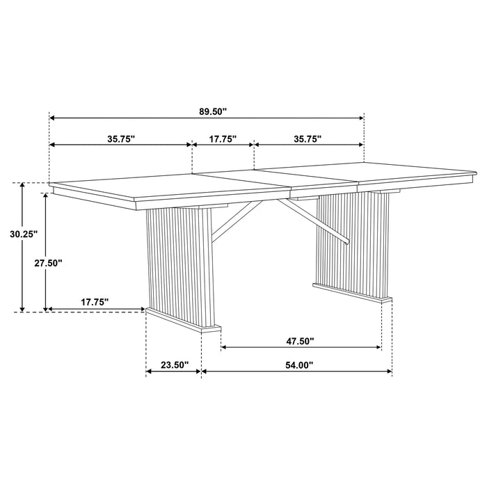 Adina Dining Tables - Furniture Land (Milwaukee, WI)
