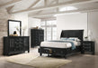 Sandy Beach Storage 4-Piece Eastern King Bedroom Set with Sleigh Headboard - Furniture Land (Milwaukee, WI)
