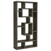 Howie 10-shelf Bookcase Weathered Grey - Furniture Land (Milwaukee, WI)