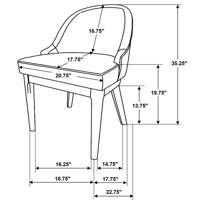 Reseda Side Chairs - Furniture Land (Milwaukee, WI)