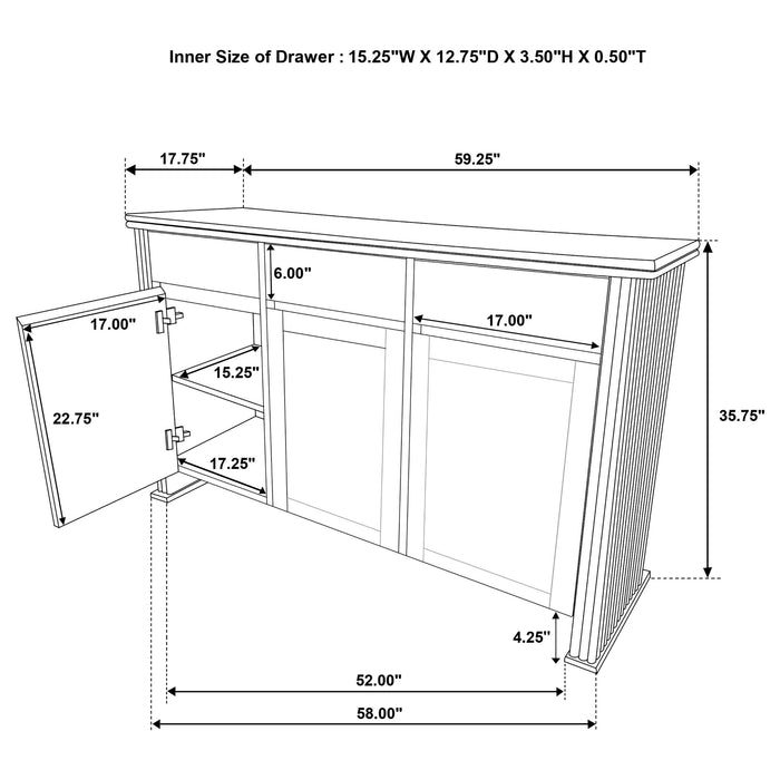 Adina Sideboards - Furniture Land (Milwaukee, WI)