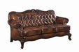 Victoria Rolled Arm Sofa Tri-tone and Brown - Furniture Land (Milwaukee, WI)