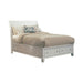 Sandy Beach Queen & E.King Panel Bed with High Headboard Black & White - Furniture Land (Milwaukee, WI)