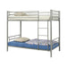 Hayward Twin Over Twin Bunk Bed Silver - Furniture Land (Milwaukee, WI)