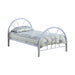 Marjorie Twin Platform Bed Black, Blue, & White - Furniture Land (Milwaukee, WI)