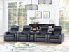 Cyrus Home Theater Upholstered Recliner Black - Furniture Land (Milwaukee, WI)