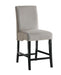 Stanton Upholstered Counter Height Chairs Grey and Black (Set of 2) - Furniture Land (Milwaukee, WI)