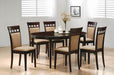 Gabriel Oval Dining Table Cappuccino - Furniture Land (Milwaukee, WI)