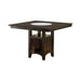 Gabriel Square Counter Height Dining Table Cappuccino - Furniture Land (Milwaukee, WI)