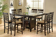 Gabriel Square Counter Height Dining Table Cappuccino - Furniture Land (Milwaukee, WI)