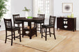 Lavon Oval Counter Height Table Espresso - Furniture Land (Milwaukee, WI)