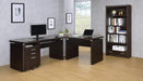 Skylar Computer Desk with Keyboard Drawer Cappuccino - Furniture Land (Milwaukee, WI)