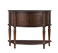 Brenda Console Table with Curved Front Brown - Furniture Land (Milwaukee, WI)