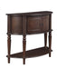 Brenda Console Table with Curved Front Brown - Furniture Land (Milwaukee, WI)