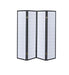 Roberto 4-panel Folding Screen Black and White - Furniture Land (Milwaukee, WI)