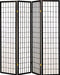 Roberto 4-panel Folding Screen Black and White - Furniture Land (Milwaukee, WI)