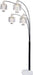 Maisel Floor Lamp with 4 Staggered Shades Black - Furniture Land (Milwaukee, WI)