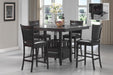 Jaden Square Counter Height Table with Storage Espresso - Furniture Land (Milwaukee, WI)